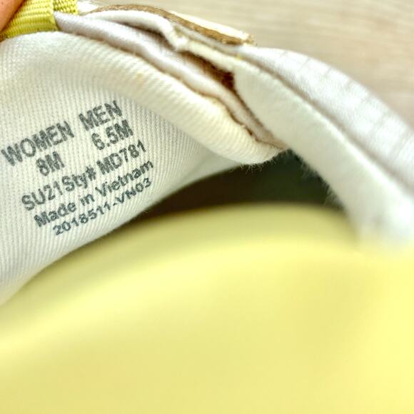 Madewell Kickoff Trainer Sneakers in Ripstop Nylon and Leather | Butter Yellow 8 - Picture 7 of 8